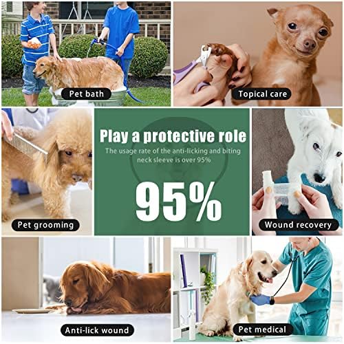Alternativa do cone de cães para cães grandes após a cirurgia, a recuperação de cães macio traje de plástico