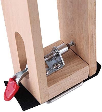 Kit de clipe de retenção de couro de madeira para costura e artesanato de bricolage, material