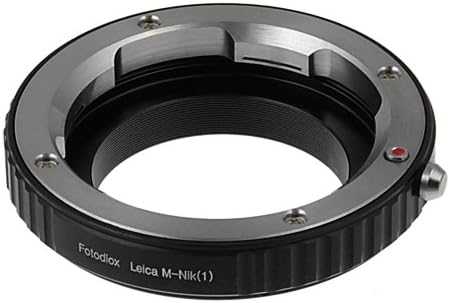 Adaptador de montagem da lente fotodiox, lente Leica M para Nikon 1-Series Mount Mirrorless Camera