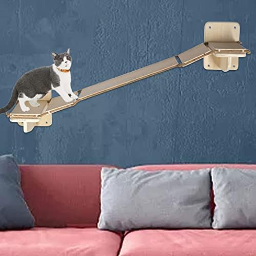 1m de moldura de escalada de ponte de gato de gato lenha para gato de gato casa cama de hammock