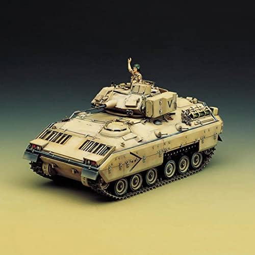 Fmochangmdp Tank 3D Puzzles Modelo de Modelo de Plástico, 1/35 Escala EUA M2 Bradley IFV Modelo, brinquedos