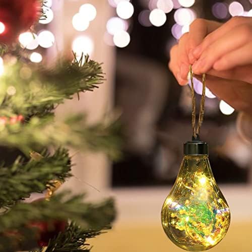 2023 Novo LED criativo LED transparente de Natal Lâmpada de Natal Árvore de Natal para pendurar Garland