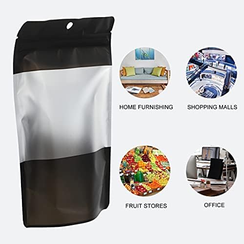 Sacos de armazenamento transparentes Alipis sacos de embalagens de biscoito bolsas selvagens de stand stand