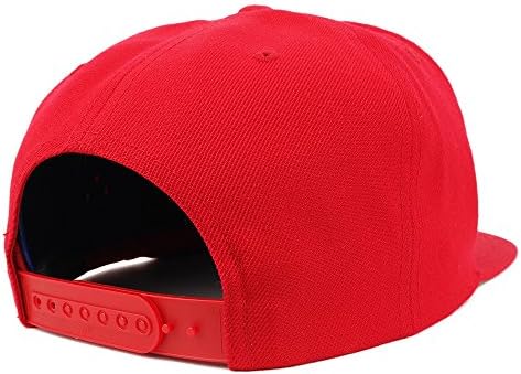 Trendy Apparel Shop Número 24 Bonga bordada no Snapback Flatbill Baseball Cap