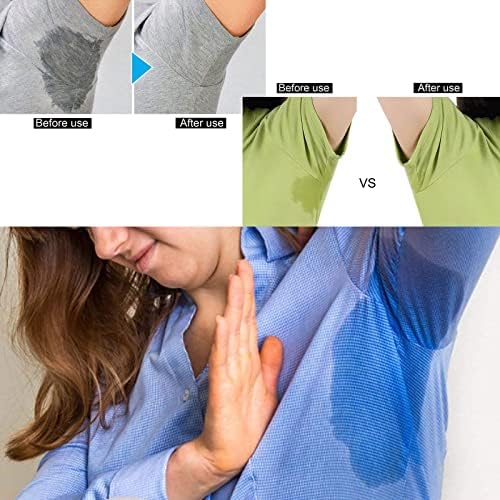 Wujnang Mulheres Camiseta lavável Sweat Sweat Sweat absorvendo a axila suor Absorvente de camiseta