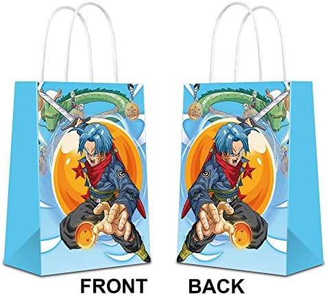 24 PCs Dragon Party Gift Sacos de festas/sacolas de doces de desenho animado, sacolas, sacolas de presente