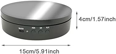 Rotativo rotativo motorizado 45/90/180/360 Grau Turnatable Exiba eletrônica Stand para produtos de fotografia