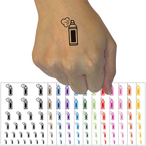 Aerossol pode pintar spray para spray spray temporário de tatuagem resistente à água Coleção de arte corporal