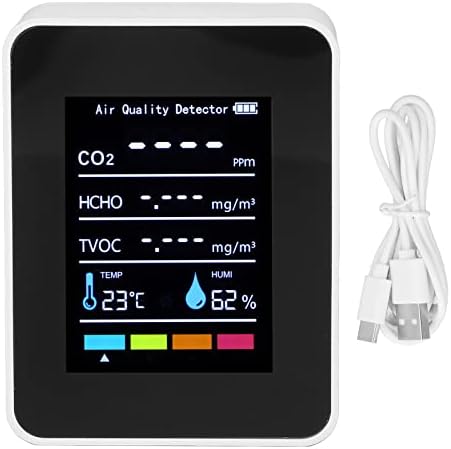 Monitor de qualidade do ar branco semicondutor Monitor de CO2