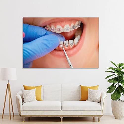 Fotos nas paredes de hospitais odontológicos, decorações em consultórios odontológicos, cuidados odontológicos,