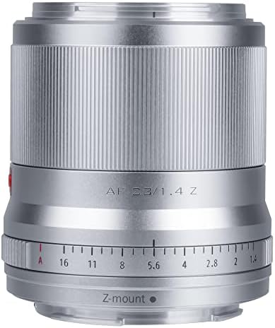 Viltrox 23mm f/1.4 F1.4 Lente para Nikon Z Mount Lens Auto Focus Z Mount Lens para Nikon ZFC Z5 Z6 II Z6