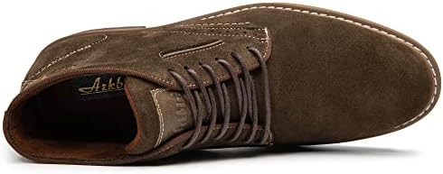 Moda de moda de moda Oxford Boots no meio do topo no topo do tornozelo de sapatos diários para homens