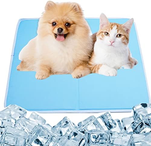 Tapete de resfriamento para cães, tapete de resfriamento lavável para gatos, gel não tóxico, dimensionado
