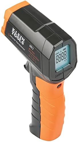 Klein Tools IR1 Termômetro infravermelho, a pistola de laser digital é um termômetro sem contato com uma faixa de temperatura -4 a 752 graus Fahrenheit & ncvt1p Tester de tensão, detector de tensão sem contato caneta
