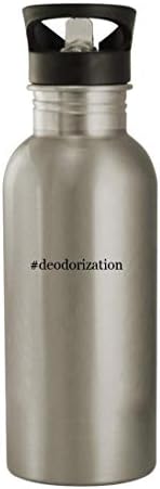 Presentes de Knick Knack Deodorization - 20 onças de aço inoxidável garrafa de água, prata