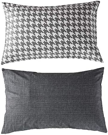 Fadfay Grey Grid Duvet Capa Conjunto de Twin XL Algodão Casa -icmia Bedding Boy & Girls Reversível Gingham