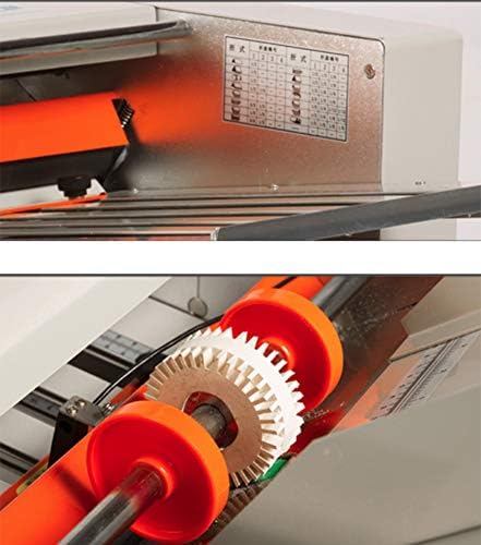 Pasta de papel automática CGoldenwall ZE-9B/4 Máquina de dobragem com 4 placas dobráveis ​​para documentos dobráveis