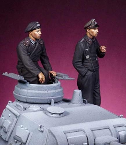 SPLINDG 1/35 Soldados alemães de tanques da Segunda Guerra Mundial Kit de Modelo de Resina Não