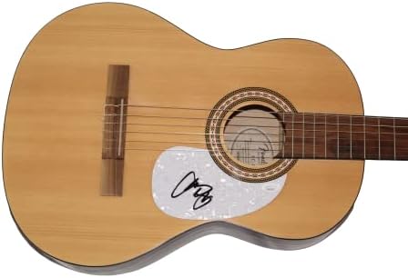 Chris Young assinou autógrafo em tamanho grande violão violão b w/ james spence autenticação