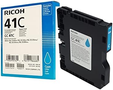 Ricoh 405761,62,63,64 Conjunto de cartucho 4 pacote para GC 41, Ricoh Aficio SG 3100SNW em embalagens de varejo
