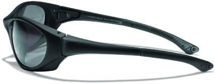 Segurança de MCR PA112 Policarbonato de plasma óculos de lente dupla com moldura preta e lente cinza