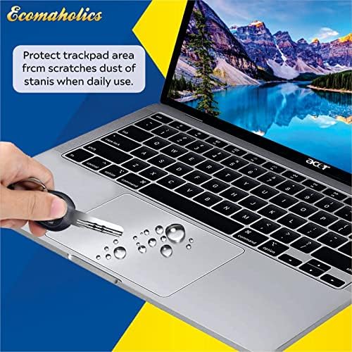 ECOMAHOLICS Rackpad Protetor para Dynabook Tecra A50-K 15,6 polegadas Laptop Touch Pad Tampa com acabamento fosco