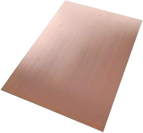 Folha de latão Huilun Placa de folha de metal de cobre 1,2 mmx 300 x 300 mm placas de latão de metal de cobre
