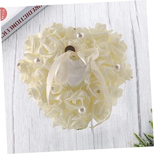 ABAODAM 1PC Breas de travesseiro de anel de anel decorativo decoração de coração Anel de coração anel decorativo