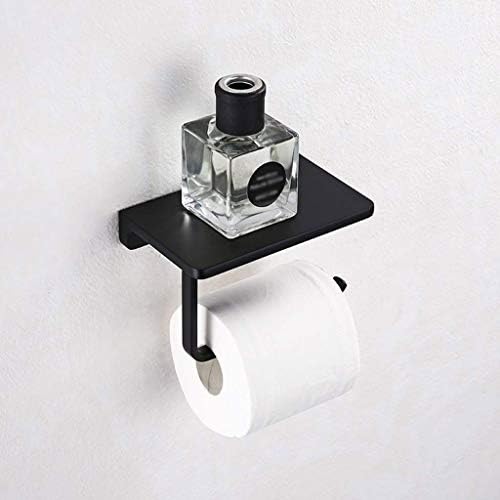 WSZJJ Aço inoxidável preto titular de papel higiênico, suporte de papel toalheiro portador do higiene do higiênico