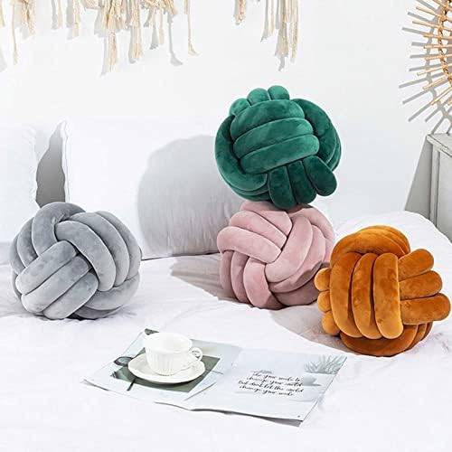 Almofadas de bola de nó macio da NSWD, almofada de sofá fofa travesseiro de pelúcia, travesseiros de