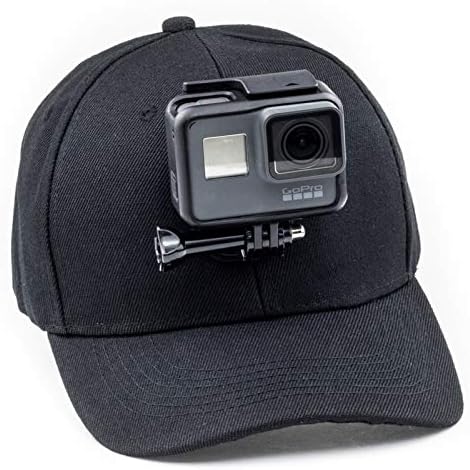 Digicharge Baseball Cap Hat com suporte de câmera de ação suporte de montagem para o herói GoPro Max / Dji