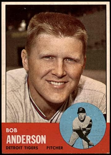 1963 Topps 379 Bob Anderson Detroit Tigers Ex/Mt Tigers