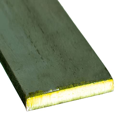 Placa de aço de barra plana sólida - laminado a quente - material de metal de matéria -prima simples - 1/8 '' de