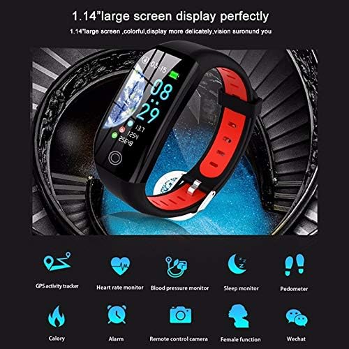 GPPZM Smart Bracelet GPS Fitness Activity Rastreador 1.14 Esporte Pressão ardente Sport Watch Sleep Monitor Smart