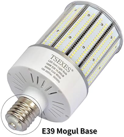 Tsexes 2 pacote de 100w lâmpada de milho de milho led, lâmpada de lâmpada led de base e39, iluminação externa