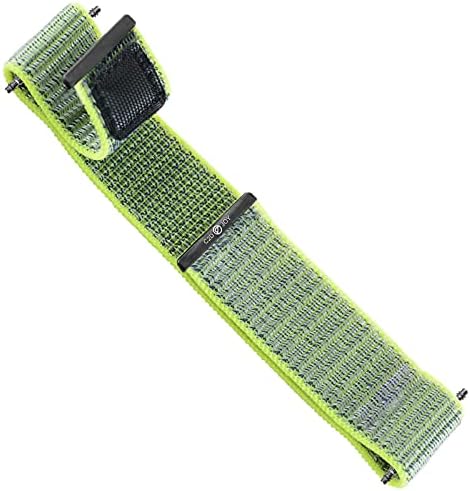 C2D Joy Ultra Fit 26 Nylon Fabric Sport Strap Compatível com Garmin Quickfit 26mm Watch Bands