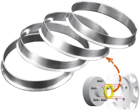 Anéis centrados no hub de Laicarvor 73,1 a 58,1 liga de alumínio OD = 73,1mm ID = 58,1mm Qty