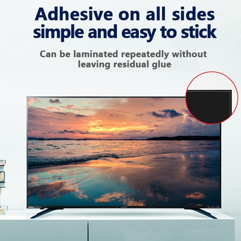 Protetor de tela de TV leve anti-azul 75-85 polegadas TV GLARE Escudo anti-UV Danos de danos Painel de