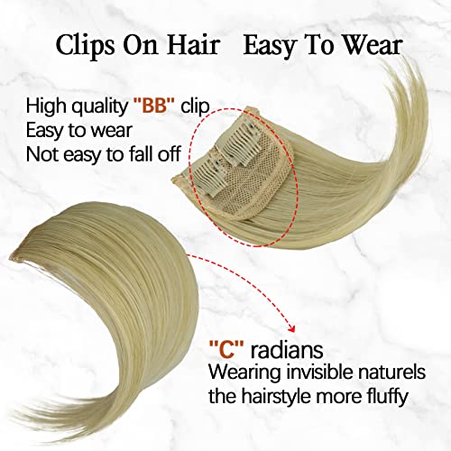 Capinhos de cabelo lnerato para mulheres cabelos curtos 4pcs Extensões de cabelo curto para mulheres com clipes
