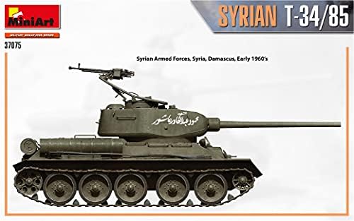 Miniart 37075 - 1/35 Escala Síria T -34/85 Kit de Modelo de Plástico WWII miniaturas