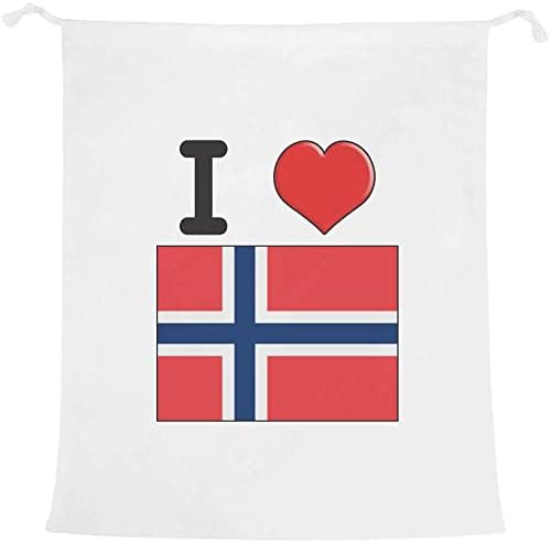 Azeeda 'I Love Norway' Laundry/Lavagem/Bolsa de Armazenamento