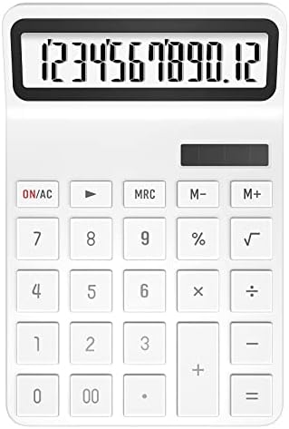Calculadora de desktop, calculadoras básicas de mesa de função padrão de 12 dígitos com grande
