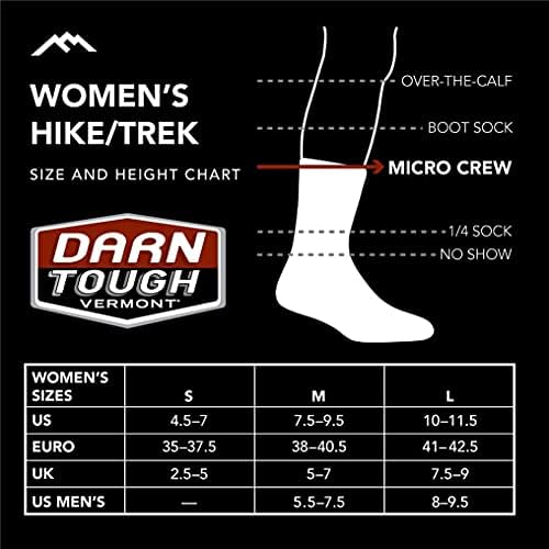 Darn Tough (Style 1986 Women's No Show Lightweight With Cushion Hike Trek Sock