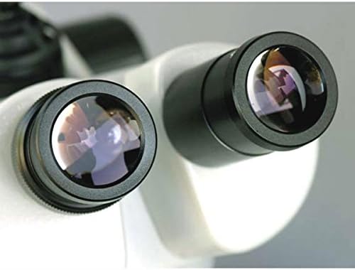 Microscópio estéreo trinocular SW-3T24Y AMSCOPE, oculares WH10X, ampliação 20x/30x/40x/60x, objetiva