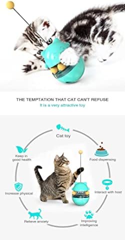 Tumbler de tratamento de gato: brinquedos de animais interativos para patas divertidas