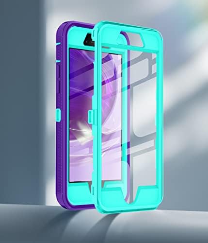 I-Honva para iPhone SE 2022/2020 Caixa interna Protetor de tela embutido Poeira à prova de choque/gota