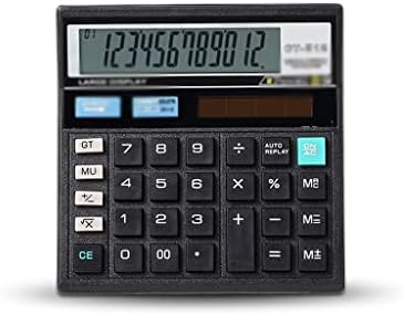 Calculadora de mesa de 12 dígitos de 12 dígitos XWWDP Ferramenta de contabilidade financeira Black Color Big