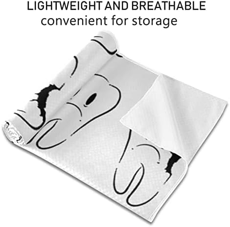 Aunstern Yoga Blanket Dental-Dentista-dente-dente-dente-toalha de ioga de ioga Toalha