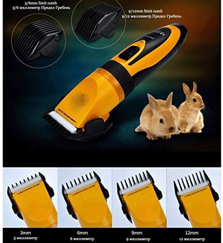 Uxzdx cão barbeadores clippers de baixo ruído recarregável sem fio elétrico armadilhas de cabelo silencioso conjunto