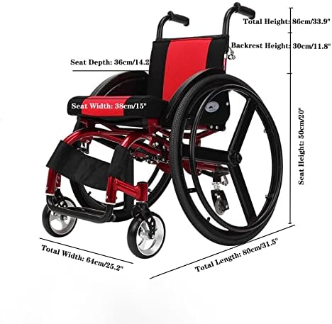 Cadeia de rodas de esportes e lazer, esportes para adultos autopropulsados ​​com a cadeira de rodas de